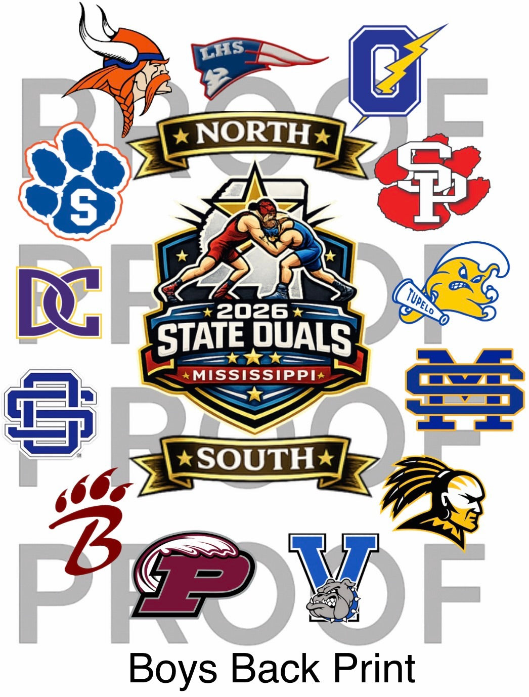 State Duals White Hoodie