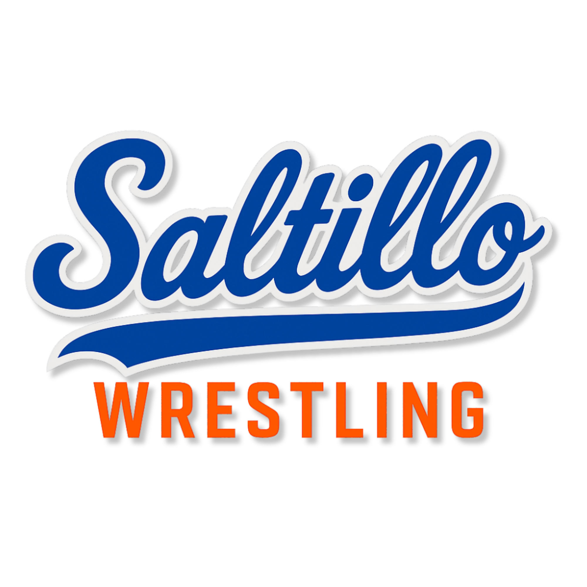 Saltillo Wrestling - Heavy Blend Crewneck Sweatshirt (White)