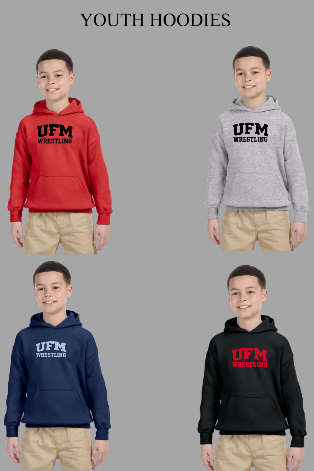 UFM Wrestling Hoodie - Youth