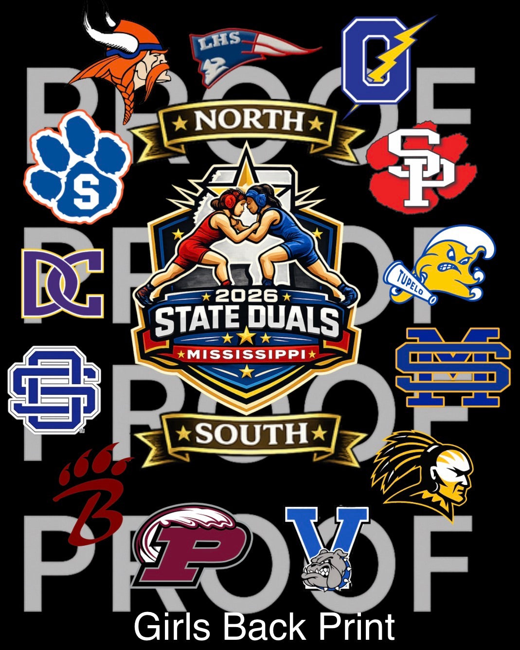 State Duals Black Hoodie