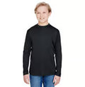 A4 Apparel NB3165 Youth Long Sleeve Cooling Polyester Performance Crew Shirt UPF 44+