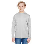 A4 Apparel NB3165 Youth Long Sleeve Cooling Polyester Performance Crew Shirt UPF 44+