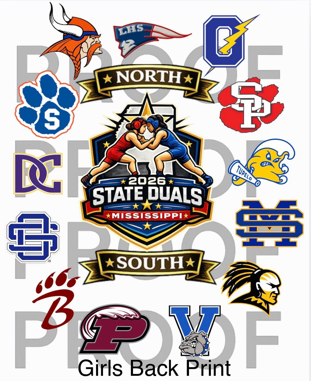 State Duals White Hoodie