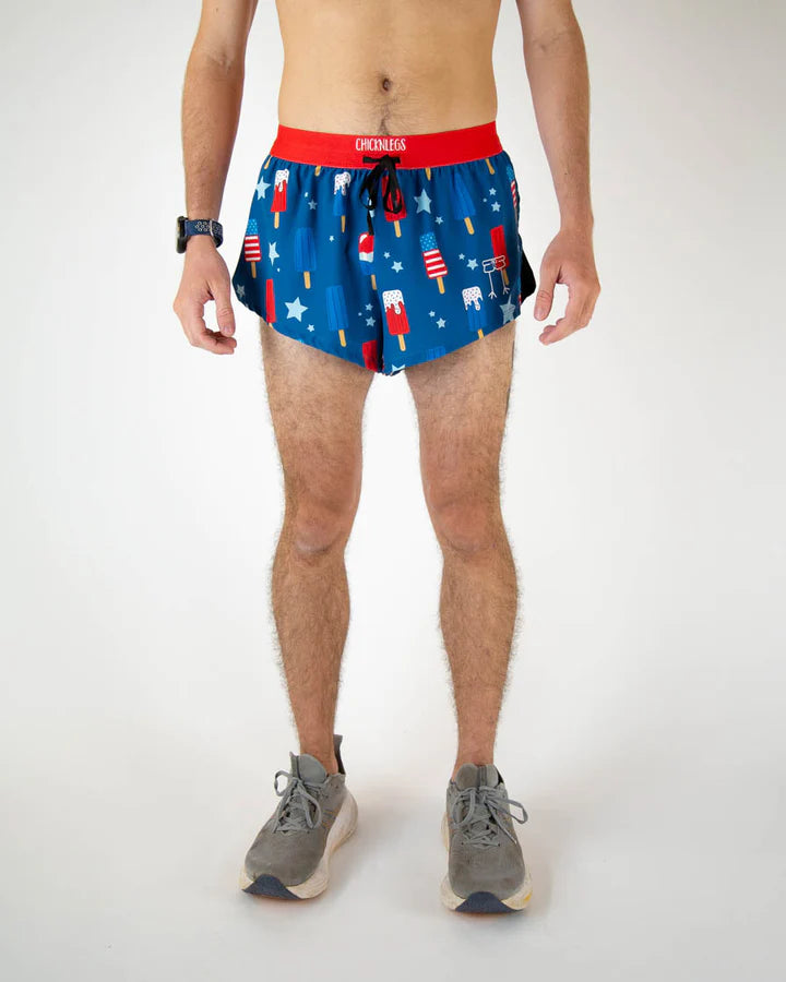 Men's USA Popsicles 2" DS Split Shorts