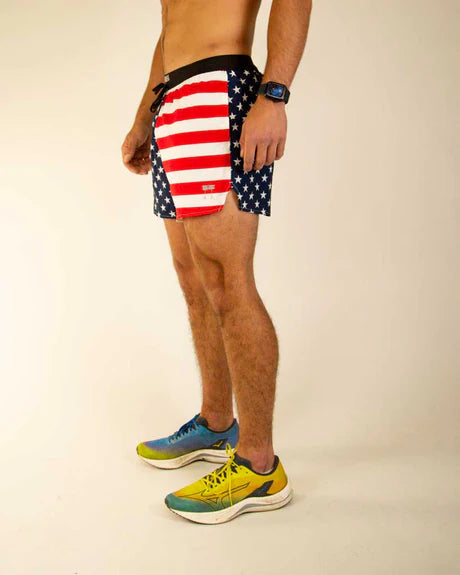 Men's USA 5" DS Running Shorts