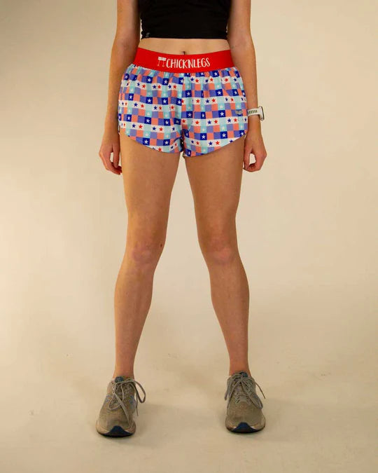 Women's USA Picnic 1.5" Split Shorts