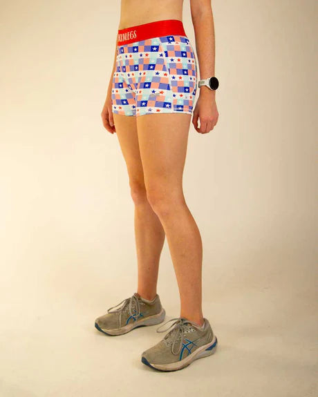 Women's USA Picnic 3" Compression Shorts