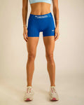 Women's Royal Blue 3" Compression Running Shorts