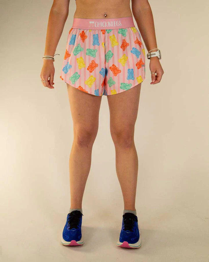Women's Gummy Bears 4" Split Running Shorts