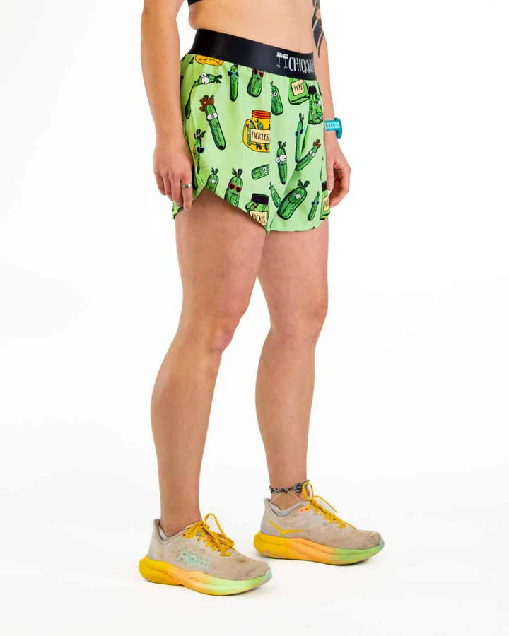 Women's Pickles 4" Split Running Shorts