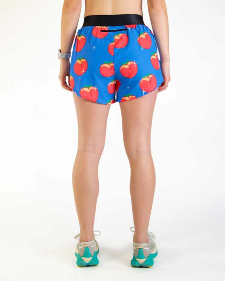 Women's Juicy Peaches 4" Split Running Shorts