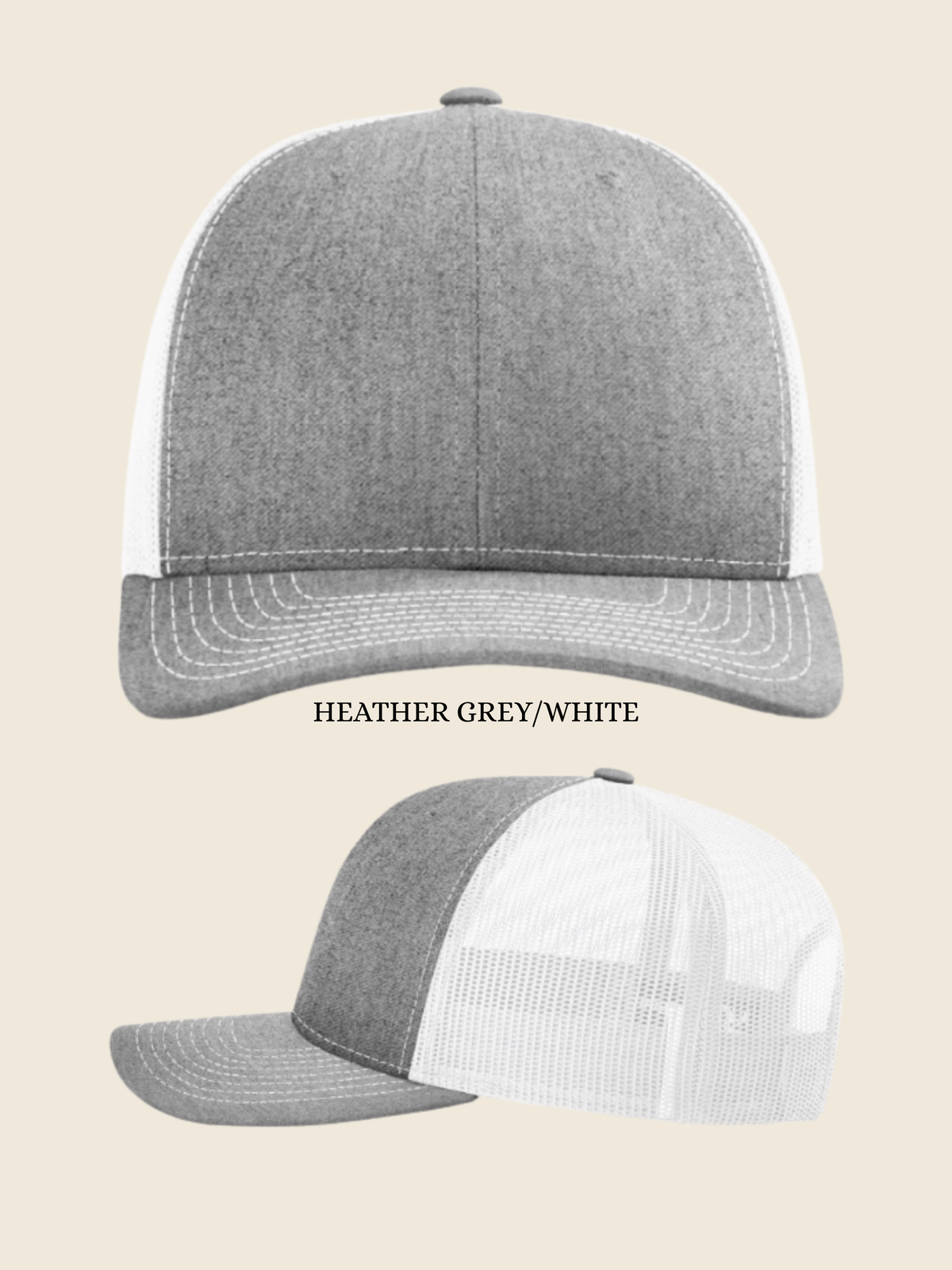 Heather Grey/White