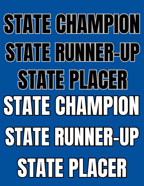 2026 State Individuals Tournament Custom Add-On Prints