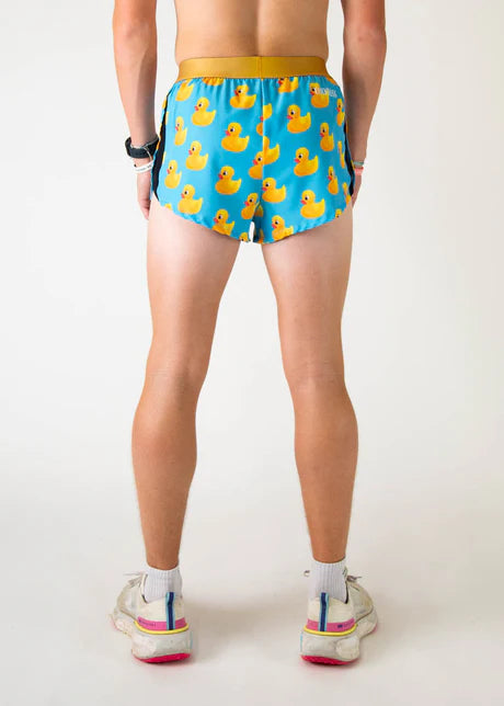 Men's Rubber Ducky 2" Split Running Shorts