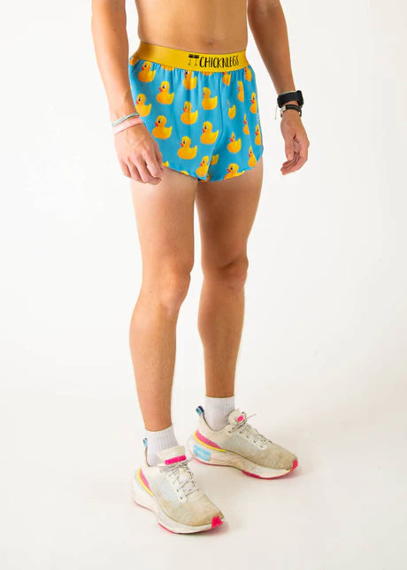 Men's Rubber Ducky 2" Split Running Shorts