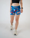 Women's USA Pool Party 3" Compression Running Shorts