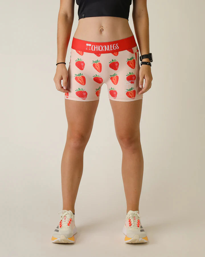 Women's Strawberry Szn 3" Compression Running Shorts