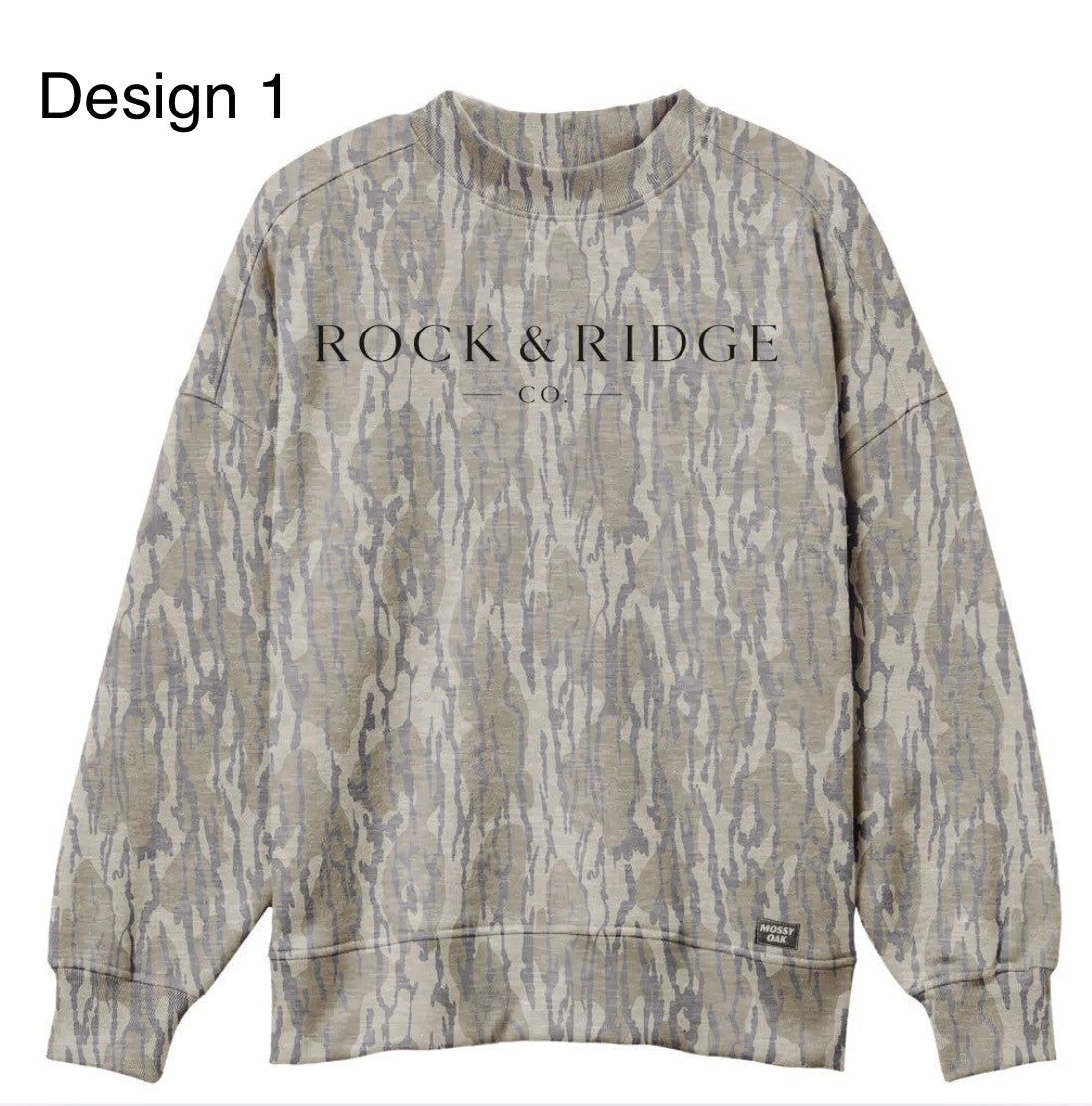 Mossy Oak Camo Crewneck Sweatshirt