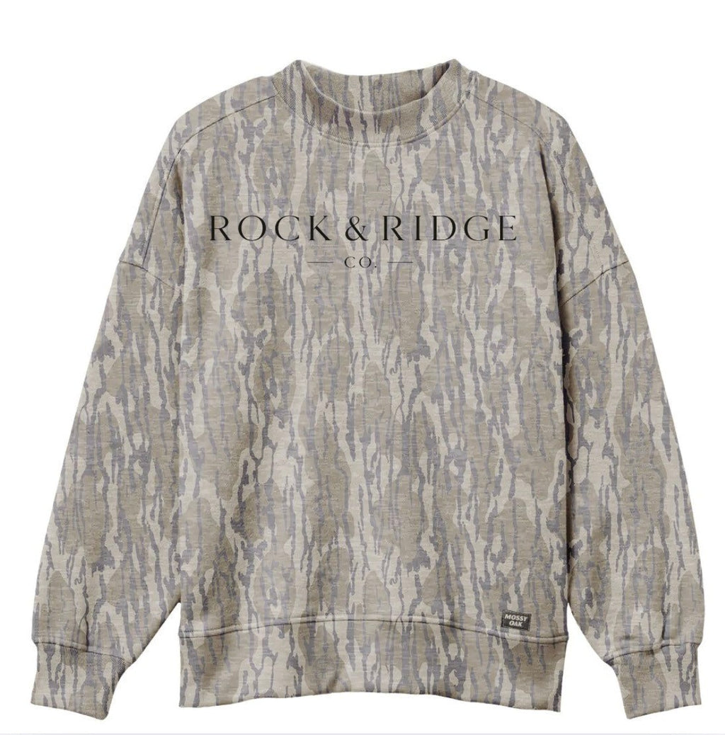 Mossy Oak Camo Crewneck Sweatshirt