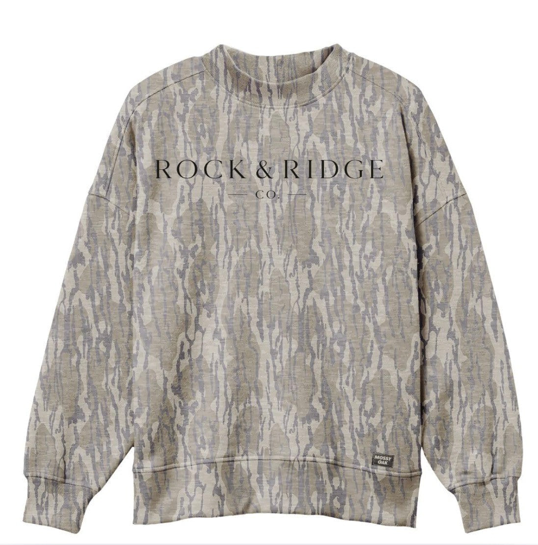 Mossy Oak Camo Crewneck Sweatshirt