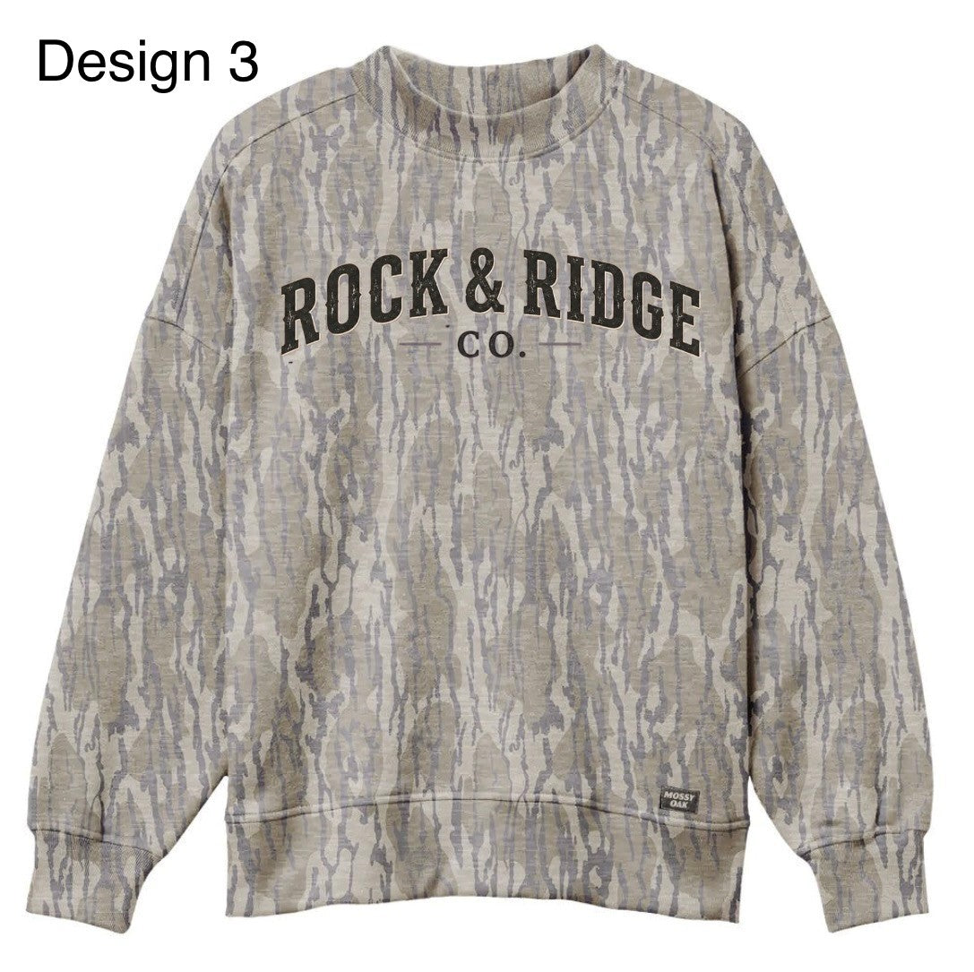 Mossy Oak Camo Crewneck Sweatshirt
