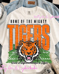 Tigers Home of the Mighty TShirt with vintage football design