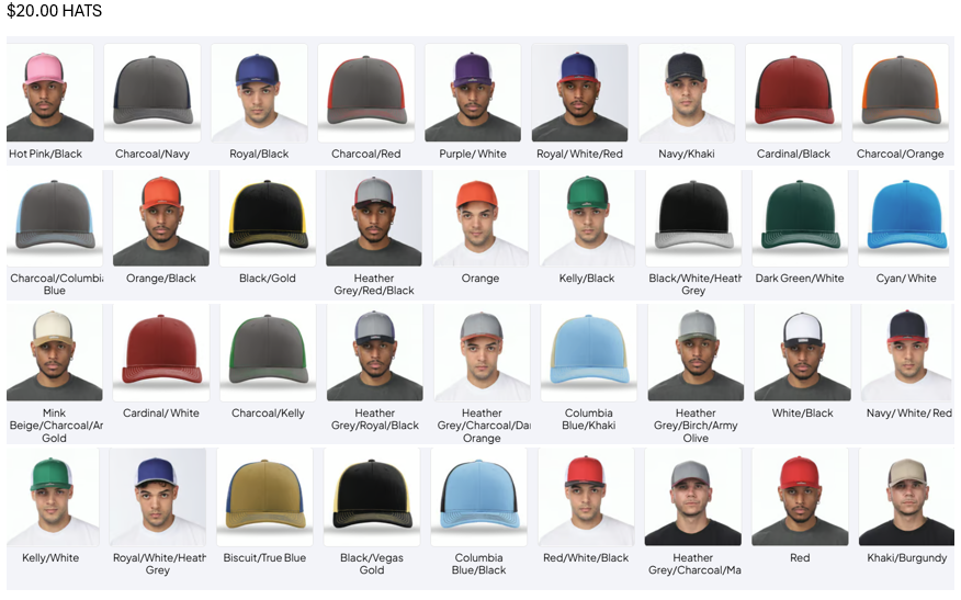 UFM Richardson 112 Hats