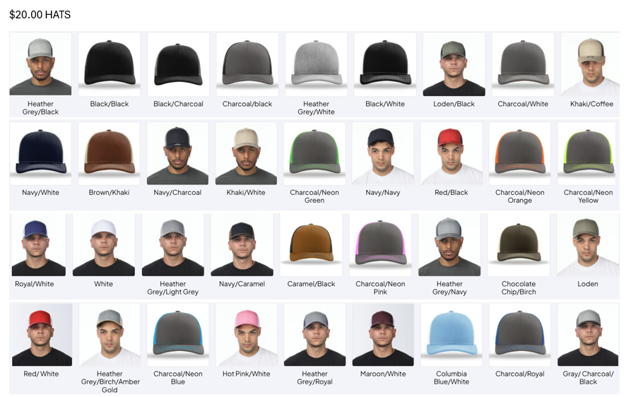 UFM Richardson 112 Hats