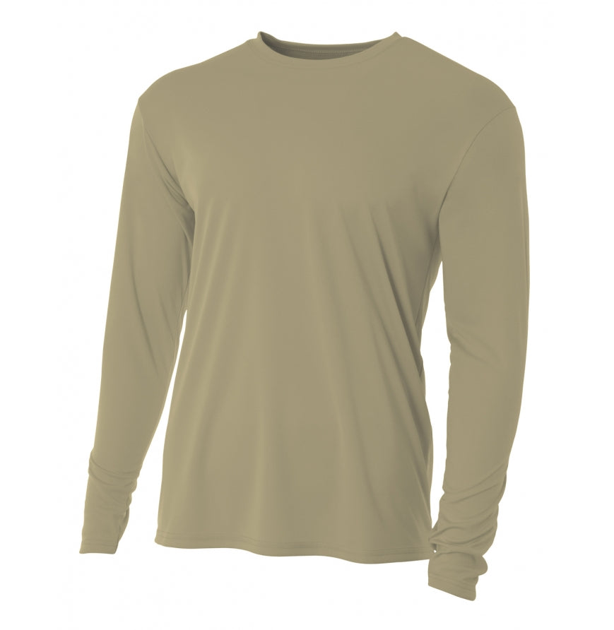 A4 Apparel N3165 UPF 44+ Unisex Polyester Performance Long Sleeve