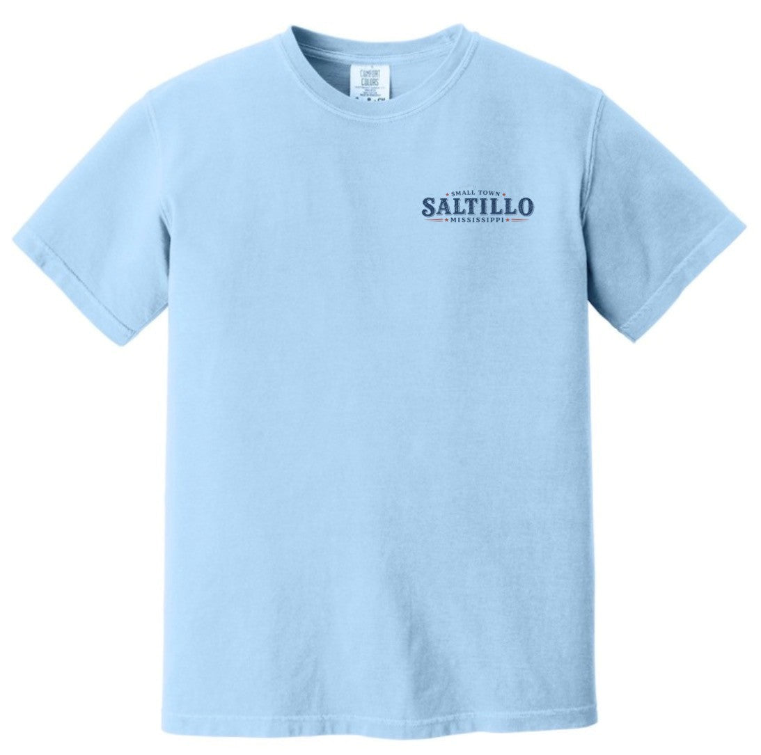 Small Town Saltillo Mississippi Comfort Color T-Shirt